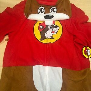 Buc-ee’s Red and Brown Cartoon Animal Footies